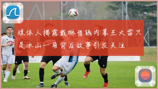 媒体人揭露戴琳借钱内幕王大雷只是冰山一角背后故事引发关注